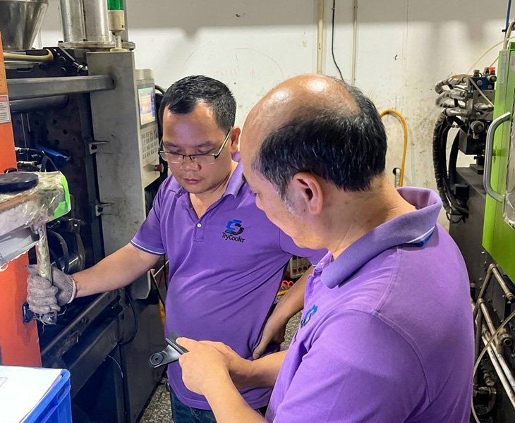 Fully transparent production process