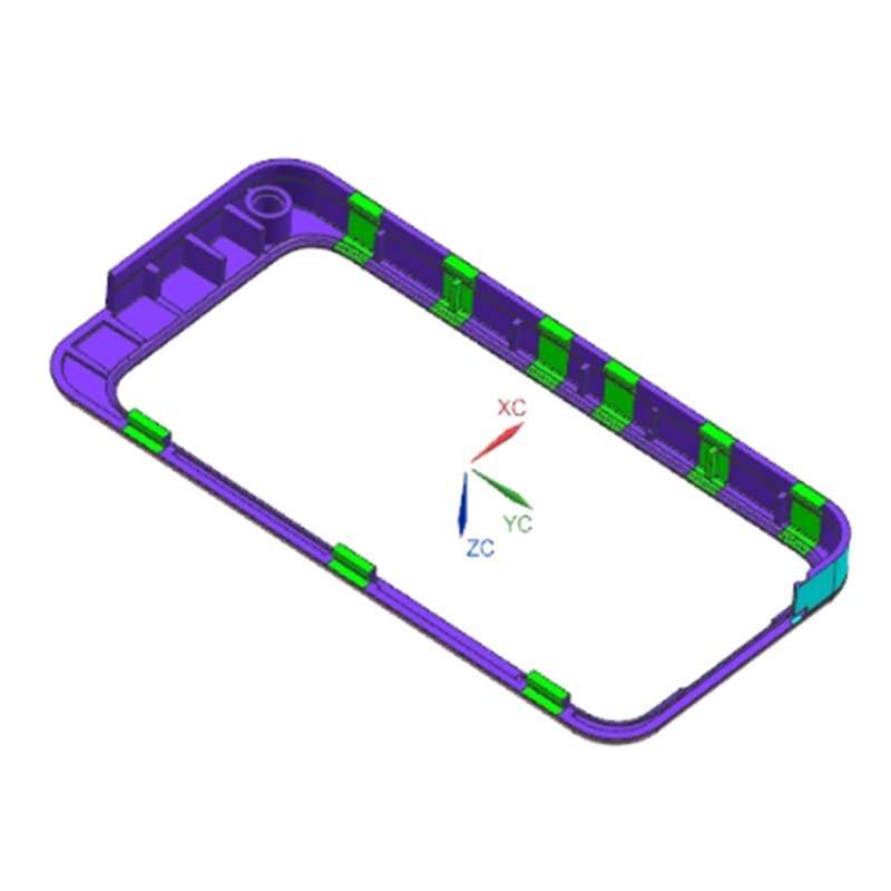 Overmolding support for soft-touch or protective surfaces